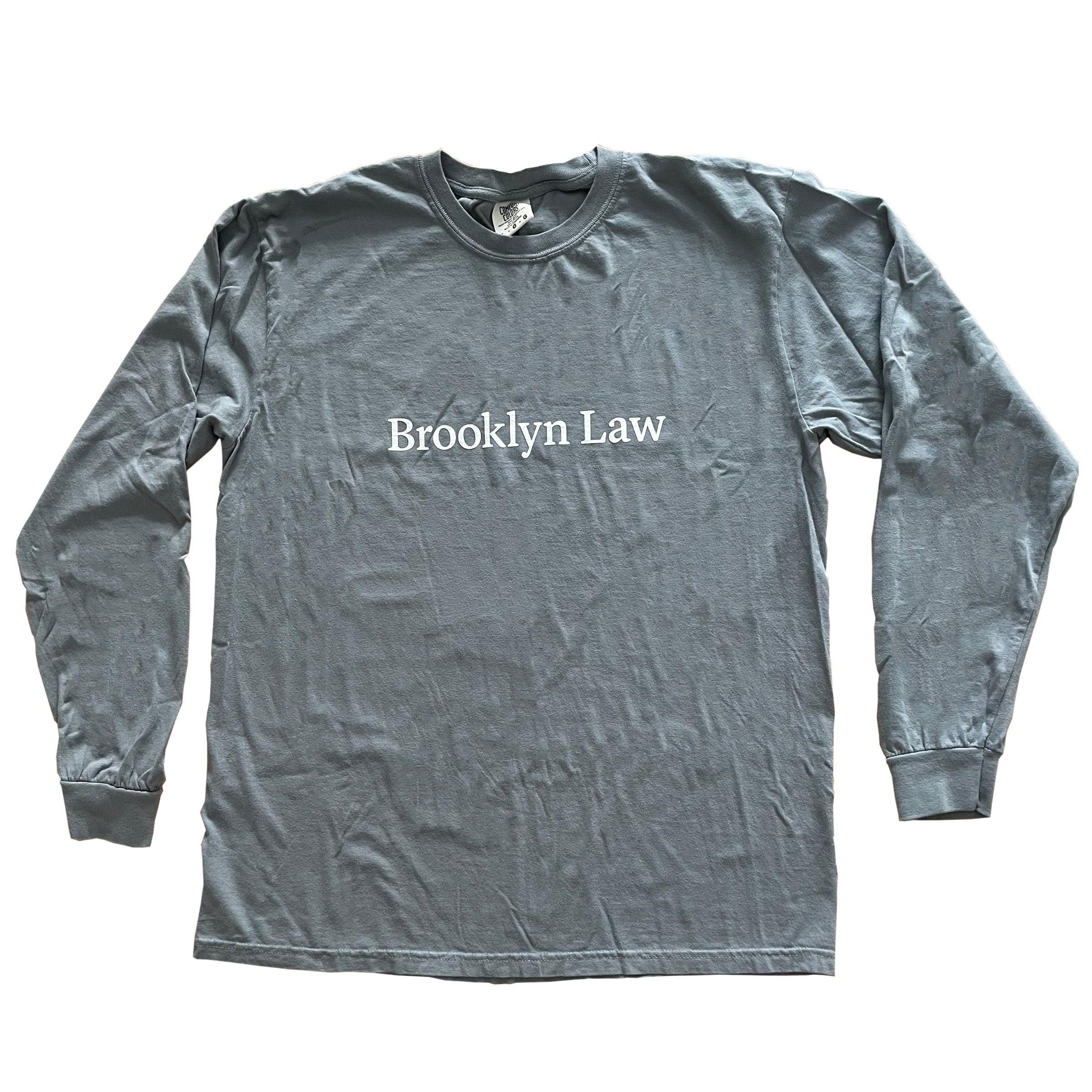 Comfort Colors® Long Sleeve T-Shirt # BLS 1234 - Faded Grey